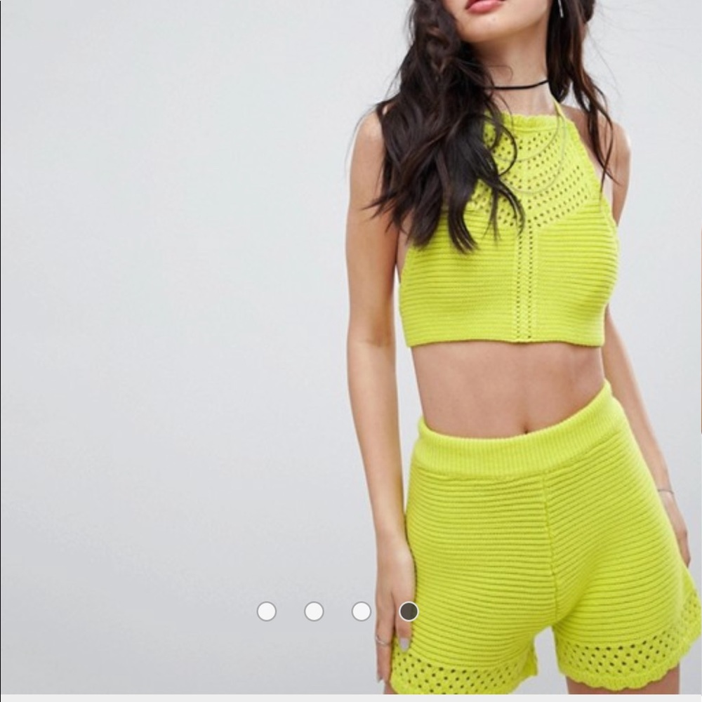 ASOS DESIGN two-piece crochet set